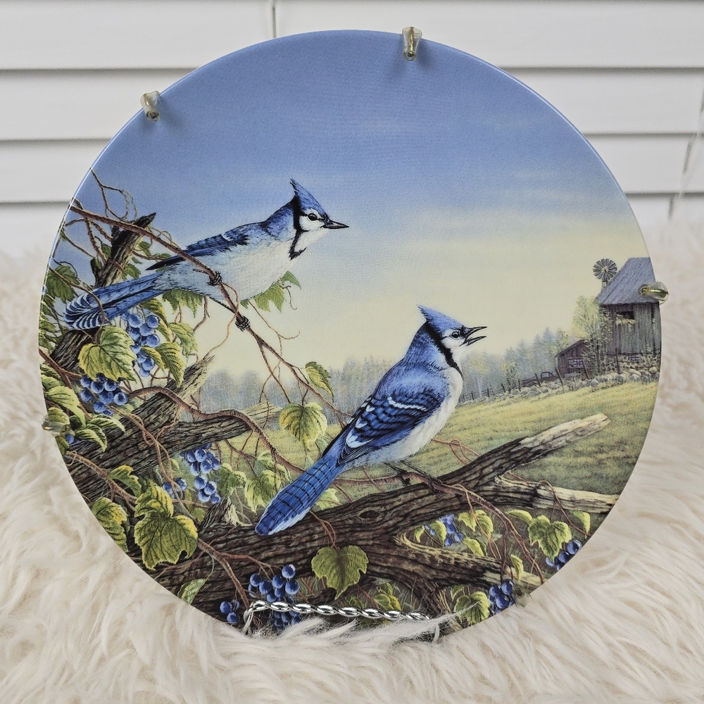 1991 Blue Jays in Early Fall by Sam Timm Collectible Plate